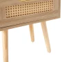 Kepooman Rattan Nightstand, 15.75" Bedside Table with Drawer and Solid Wood Legs, Wood End Table for Bedroom, Natural - Image 3