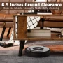 Costway Coffee Table Retro Mid-Century Coffee Table W/Storage Open Shelf Living Room - Image 6