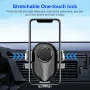 Car Phone Holder Mount, Dashboard Phone Mount for Car, Adjustable Rotating Phone Holder with Suction Cup Mount, Suction Base and Pop Up Button, Fits Phones Up To 6.5” - Image 2