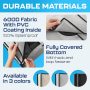 Garnetics Outdoor TV Cover 43 Inch – Waterproof & Weatherproof TV Enclosure, Smart Shield Screen Protector, Outside TV Covers for Moving & Storage - Gray - Image 6