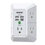 ONDOG Surge Protector, 5 Outlets Extender with 4 USB PortsUSB C, 3-Side 1800J - Image 1