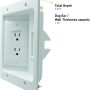 Legrand, Home Office & Theater, In Wall TV Power Kit, HDMI Included, White, 6ft Length, HT22U2WHR6C - Image 3