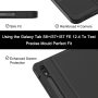 Soke Galaxy Tab S8+/S7 FE/S7 Plus Case with S Pen Holder [SM-X800/X806/T730/T736B/T970/T975] - Shockproof Stand Folio Case for Samsung Tab S8+ 2022/S7 FE 2021/S7 Plus 2020 12.4" Tablet,Dark Grey - Image 4