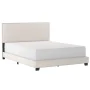 Willow Nailhead Trim Upholstered Full Bed, White Faux Leather - Image 5
