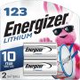 Energizer 123 Lithium Batteries (2 Pack), 3V Photo Batteries - Image 1