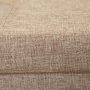 Simplify Faux Linen Double Folding Storage Ottoman, Natural Beige - Image 6