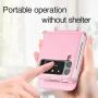 Z Flip 3 Case, Galaxy Z Flip 3 Wallet Case, Allytech Premium PU Leather Protection Wallet Case with Cards Holders Shoulder Strap Phone Cover Case for Samsung Galaxy Z Flip 3 2021 5G, Pink - Image 3