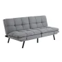 Mainstays 72" Memory Foam Futon Sofa Bed, Black PU Leather - Image 5