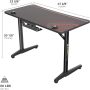 EUREKA ERGONOMIC 47 Inch Gaming Desk with Full Mouse Pad, Computer Gaming Desk with Cup Holder, Headphone Hook and Handle Rack with USB Charging Ports for Gamer, Black - Image 2