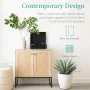 Best Choice Products 2-Door Rattan Storage Cabinet, Accent Furniture, Cupboard w/ Non-Scratch Foot Pads - Natural - Image 5
