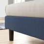 Zinus Lottie Tufted Upholstered Platform Bed, Blueslate, Queen - Image 6