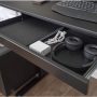 Stand Up Desk Store Add-On Office Sliding Under-Desk Drawer Storage Organizer for Standing Desks | Requires 14" of Front to Back Clearance Beneath Desks and Tables (Black) - Image 3