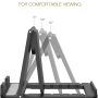 MoKo Phone/Tablet Stand, Foldable Tablet Holder Compatible with iPhone 17/17 Air/17 Pro/17 Pro Max, iPhone 16/Pro/Pro Max/Plus, iPhone 15/Pro/Pro Max/Plus, iPhone 14/Pro/Pro Max/Plus, Black - Image 3