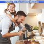 Spurtle Kitchen Cooking Utensil 10pc Teak Wood Non Stick Wooden Spatula Spoon - Image 5