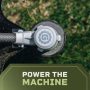 62V 16" Cordless Carbon Fiber Shaft String Trimmer Brushless motor and quick reload spool with 2.5AH Battery and Charger - Image 5