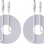 ZOSI 2Pack DC Power Extension Cable 12ft 2.1mm x 5.5mm Male to Female Adapter Extension Cable for 12V Security Camera,Wireless IP Network Camera,CCTV DVR NVR Recorder, LED Strip,Car(White) - Image 5