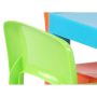 Playtime 5-Piece Aqua Kids Plastic Table and Chair Set - Image 2