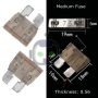 25pc 7.5Amp Medium Blade Fuse Assortment Auto Car Motorcycle SUV FUSES Kit ATM - Image 3