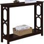 Convenience Concepts Omega Console Table, Cranberry Red - Image 4
