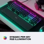 SteelSeries Apex 5 Mechanical Gaming Keyboard - Per-Key RGB Illumination , OLED Smart Display - Black - Image 3