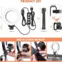 4" Ring Light Clip On, Video Conference Lighting, Laptop Light for Computer, Webcam Lighting, Zoom, Selfie, Remote Working, Distance Learning, YouTube, TikTok - Image 2
