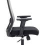 Ergonomic Office Chair, Sidanli Gray Home Office Chair with Headrest Adjustable - Image 3