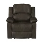 Relax-a-Lounger Reynolds Faux Suede Manual Recliner, Espresso Brown - Image 5