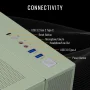Thermaltake - LCGS View 9870M-380 Gaming Desktop AMD Ryzen 7 9800X3D 2024, 32GB DDR5 Memory, NVIDIA GeForce RTX 5070, 2TB NVMe M.2 - Green - Image 3