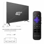 Hisense 40-Inch Class H4 Series FHD Roku Smart TV (40H4030F1) - 1080P Full HD LCD Screen, LED TV, DTS TruSurround Sound, Motion Rate 120, Gaming Mode - Image 2