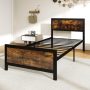 Twin Size Metal Bed Frame with Headboard and Footboard - Image 5