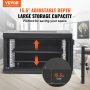 6U Wall Mount Network Server Rack Cabinet Enclosure 15.5'' Deep Door Lock - Image 3