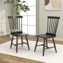Set of 2 Windsor Dining Chairs with High Spindle Back - Image 2