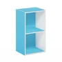 Furinno Pasir 2-Tier Open Shelf Bookcase, French Oak - Image 6