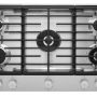 KitchenAid - 36 in. Wide 5 burners Built-In Gas Cooktop - Stainless Steel - Image 1