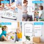TSJ OFFICE Small White Board - 12 x 16 Inches 4 Sides Portable Whiteboard Mini Foldable Magnetic Desktop Easel for Students, Tabletop Memo with 4 Hooks for Wall Hanging Office, School, Home - Image 5