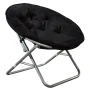 Mainstays Faux Fur Folding Saucer Chair, Purple, for Tweens, Teens, and Adults - Image 1