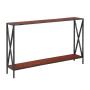Tucson 9 in. Black/Cherry Rectangle Wood Console Table - Image 3