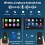1+32GB Hikity 10.1 Android 13 Car Stereo with Wireless Apple Carplay Double Din Car Radio 10.1 Inch Touchscreen Indash Stereo with GPS Bluetooth FM WiFi Mirror Link SWC Backup Camera + Microphone - Image 4