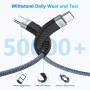 Aione Usb C to Usb C Cable, C to C Charging Cord [2Pack 6FT] 60W, Type C Charger Cord Nylon Braided Compatible with iPhone 16/15, Samsung Galaxy - Image 5