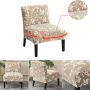 Eco-Ancheng Armless Chair Slipcover Washable Armless Chair Covers Removable Slipcover for Armless Chair Non-Slip Sofa Couch Covers Furniture Protector for Dining Living Room Armless Accent Chair - Image 4