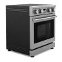 Thor Kitchen - 30 in. Wide 5 Elements 4.8 Cu. Ft. Freestanding Electric Convection Range - Silver - Image 3