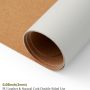 Cork Desk Mat - Small Dual-Sided Desk Pad for Office and Home - Desk Organization and Accessories - Ideal for Large Mouse Pad and Small Desk Mats on Top of Desks(White,23.6"x 13.8") - Image 3