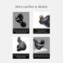 KBEAR KS1 Wired in ear Headphones, Deep Bass iem Earbuds Noise Cancelling in ear Monitors Earphones with 1DD Driver, Ear Hooks Cable for Gaming Computer, Musician Stage, Drummer (Black without Mic) - Image 4