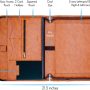 STYLIO Zippered Brown Padfolio Portfolio Binder, Interview Resume Document Organizer. Binder Organizer for iPad/Tablet (up to 11"), Phone & Business Cards. Faux Leather Data Case with Letter Notepad - Image 3