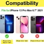 Entronix Privacy Screen Protector for iPhone 13 Pro Max, Anti-Spy Tempered Glass Film, 2-Pack - Image 2