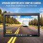 Upgrade Backup Camera Monitor Kit 7" HD 1080P Monitor IP69 Waterproof Rearview Reversing Rear View Camera for Truck Trailer RV Pickup (TZ101) - Image 3