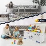 Extra Large Toy Storage Organizer For Living Room with Lids - Glow-in-Dark 40"x14"x16" Collapsible 600D Oxford Toy Chest for Kids, Boys, Girls - Durable Toy Bin for Living Room, Playroom, Nursery - Image 6