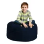 Chill Sack Bean Bag Chair, Memory Foam Lounger with Microsuede Cover, Kids, 2 ft, Cinnabar - Image 2