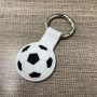 Check Ball Soft Silicone Air Tag Holder Compatible w/ Apple AirTag | Air tag Keychain, Air Tag Key Ring, Air Tags Protective case (4 Pack Soccer Ball, Red, Blue, Black) - Image 4