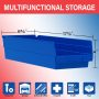 Akro-Mils 30138 Plastic Shelf Bins, Heavy Duty Storage Bins for Garage, Closet, and Drawer Organization, 18" x 6-1/2" x 4", Blue, 12-Pack - Image 3